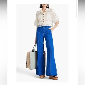 Zimmermann Blue Flared Women Jeans